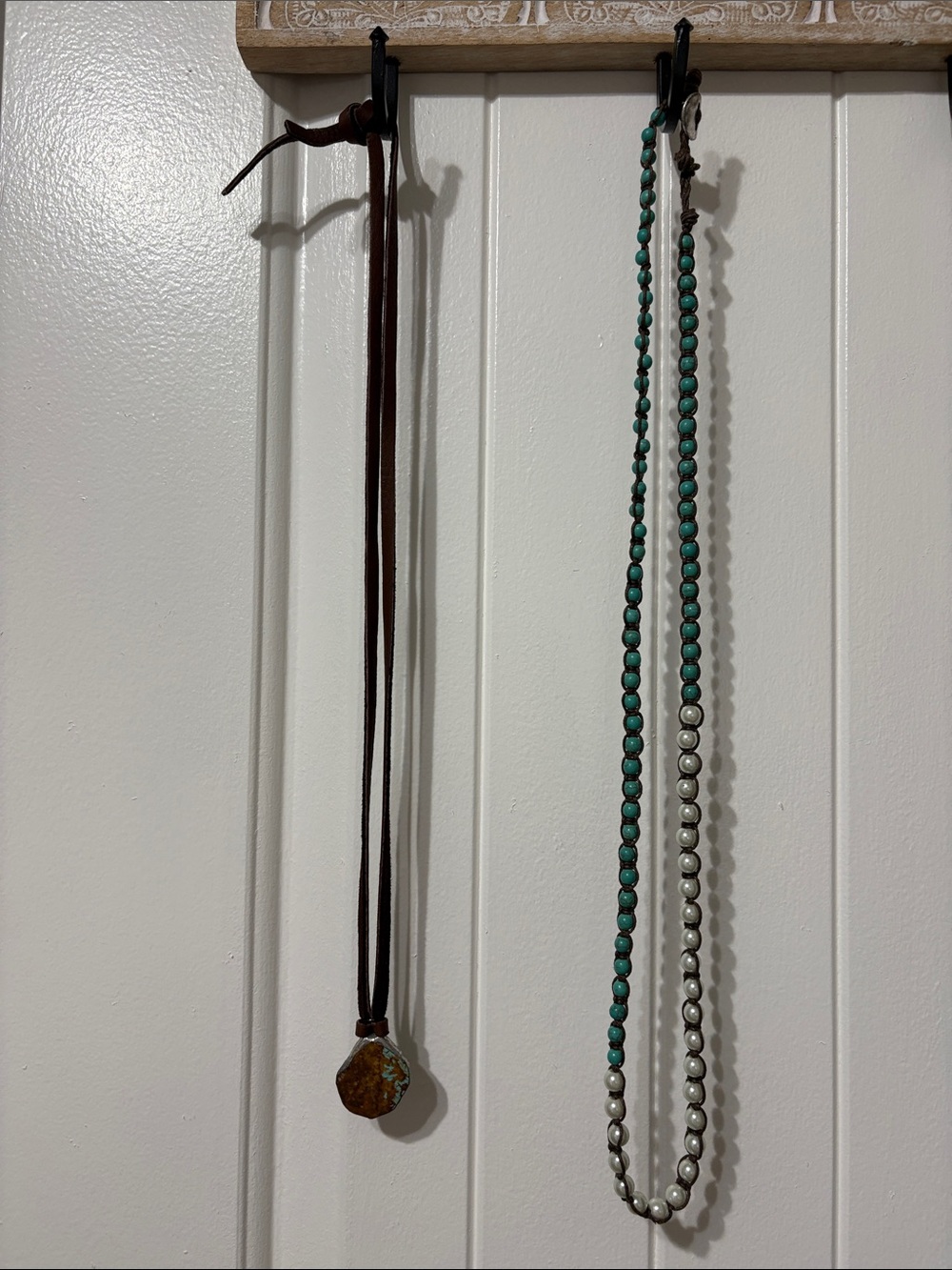 Turquoise  Beaded Necklace - Women's Accessory